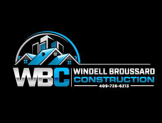 Windell Broussard Construction logo design by THOR_