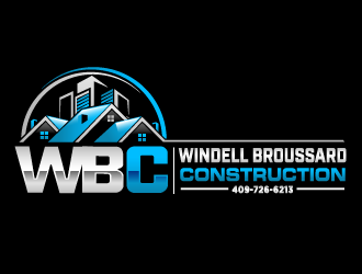 Windell Broussard Construction logo design by THOR_