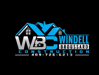 Windell Broussard Construction logo design by iBal05