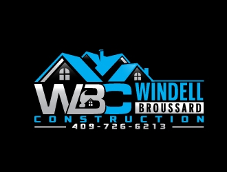 Windell Broussard Construction logo design by iBal05
