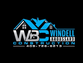 Windell Broussard Construction logo design by iBal05