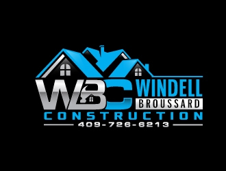 Windell Broussard Construction logo design by iBal05