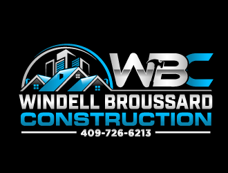 Windell Broussard Construction logo design by THOR_