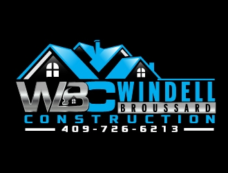 Windell Broussard Construction logo design by iBal05