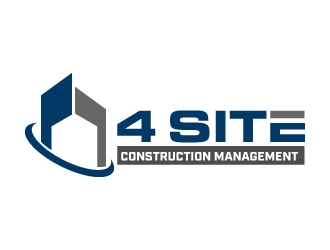 4 Site Construction Management  logo design by jaize