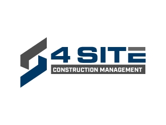 4 Site Construction Management  logo design by jaize