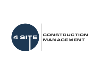 4 Site Construction Management  logo design by Zhafir