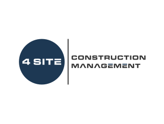 4 Site Construction Management  logo design by Zhafir