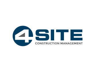 4 Site Construction Management  logo design by mutafailan