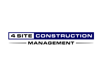 4 Site Construction Management  logo design by Zhafir