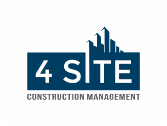 4 Site Construction Management  logo design by mutafailan