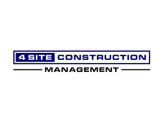 4 Site Construction Management  logo design by Zhafir