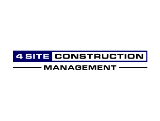 4 Site Construction Management  logo design by Zhafir