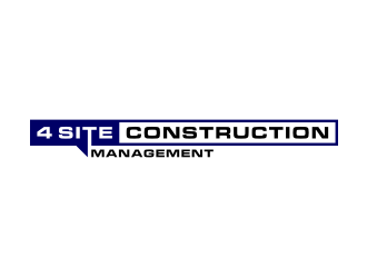 4 Site Construction Management  logo design by Zhafir