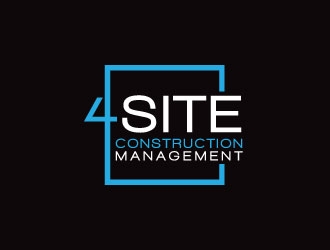 4 Site Construction Management  logo design by sanworks