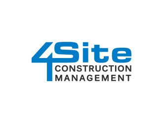 4 Site Construction Management  logo design by Mbezz