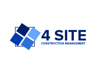 4 Site Construction Management  logo design by BeDesign
