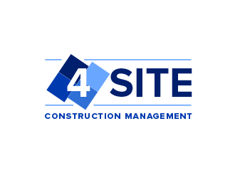 4 Site Construction Management  logo design by BeDesign