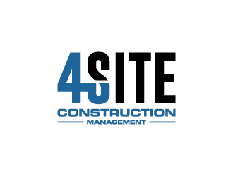 4 Site Construction Management  logo design by denfransko