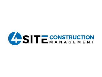 4 Site Construction Management  logo design by dchris