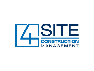 4 Site Construction Management  logo design by dchris