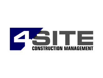 4 Site Construction Management  logo design by ekitessar
