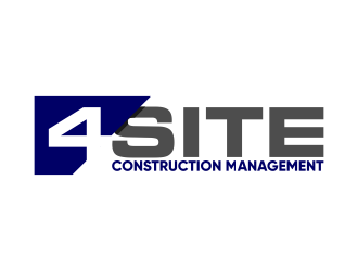 4 Site Construction Management  logo design by ekitessar