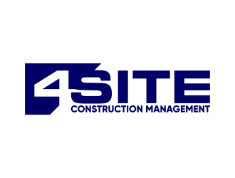4 Site Construction Management  logo design by ekitessar