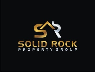 SOLID ROCK PROPERTY GROUP logo design by bricton