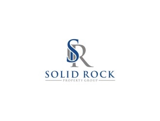 SOLID ROCK PROPERTY GROUP logo design by bricton