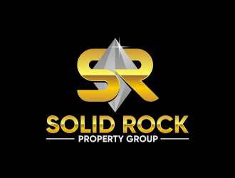 SOLID ROCK PROPERTY GROUP logo design by ekitessar