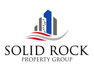 SOLID ROCK PROPERTY GROUP logo design by jetzu