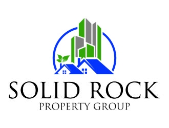 SOLID ROCK PROPERTY GROUP logo design by jetzu