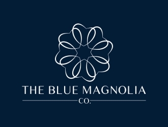 The Blue Magnolia Co. logo design by citradesign