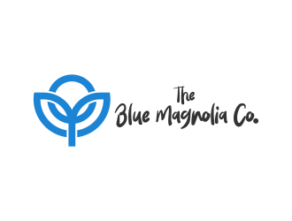 The Blue Magnolia Co. logo design by ekitessar