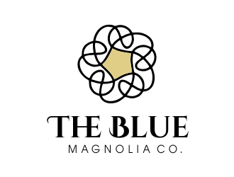 The Blue Magnolia Co. logo design by JessicaLopes