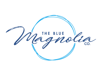 The Blue Magnolia Co. logo design by YONK