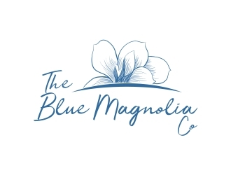 The Blue Magnolia Co. logo design by Mirza