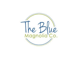 The Blue Magnolia Co. logo design by akhi