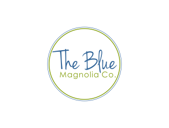 The Blue Magnolia Co. logo design by akhi