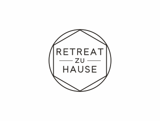 Retreat zu Hause (which means Retreat at Home in German Language) logo design by HeGel