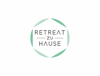 Retreat zu Hause (which means Retreat at Home in German Language) logo design by HeGel