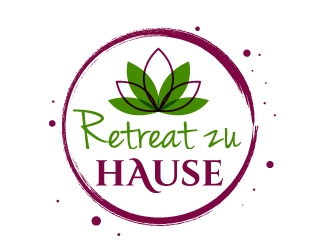 Retreat zu Hause (which means Retreat at Home in German Language) logo design by akilis13