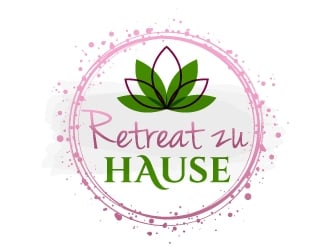 Retreat zu Hause (which means Retreat at Home in German Language) logo design by akilis13