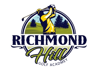 Richmond Hill Golf Acadmey logo design by DreamLogoDesign