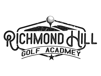 Richmond Hill Golf Acadmey logo design by DreamLogoDesign