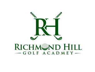Richmond Hill Golf Acadmey logo design by BeDesign