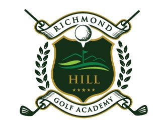 Richmond Hill Golf Acadmey logo design by Conception