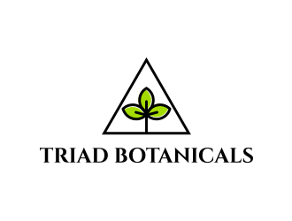 Triad Botanicals logo design by protein