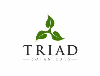 Triad Botanicals logo design by MagnetDesign
